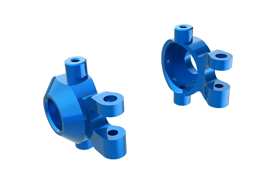 Traxxas Aluminium Steering Hubs 2Pcs - Blue image 107384