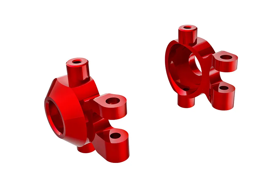 Traxxas Aluminium Steering Hubs 2Pcs - Red image 107388