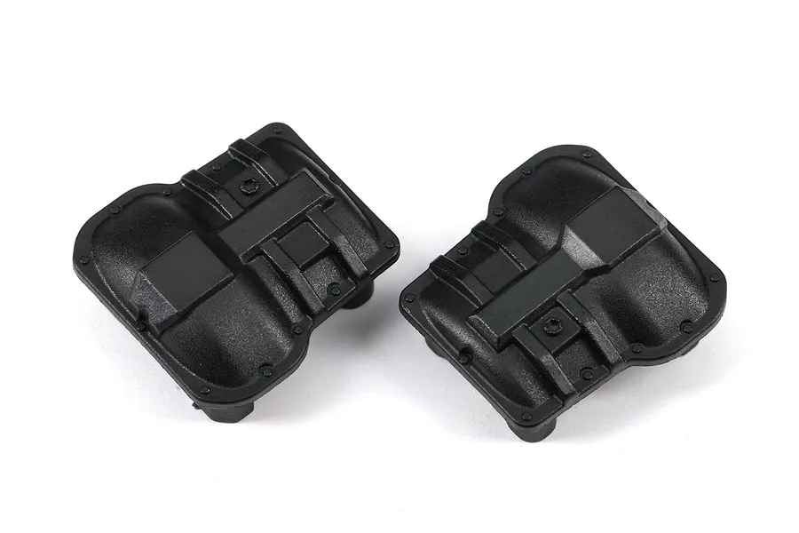 Traxxas Front and Rear Diff Covers 2Pcs - Black image 107394