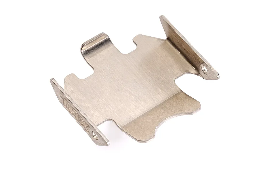 Traxxas Stainless Steel Centre Chassis Skid Plate - Silver image 107420