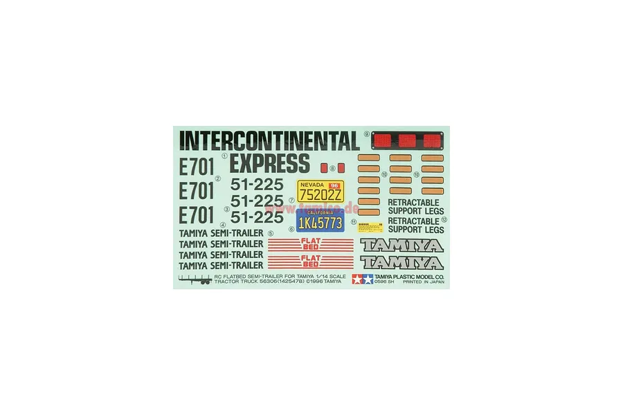 Tamiya Sticker and Tape Set image 107465