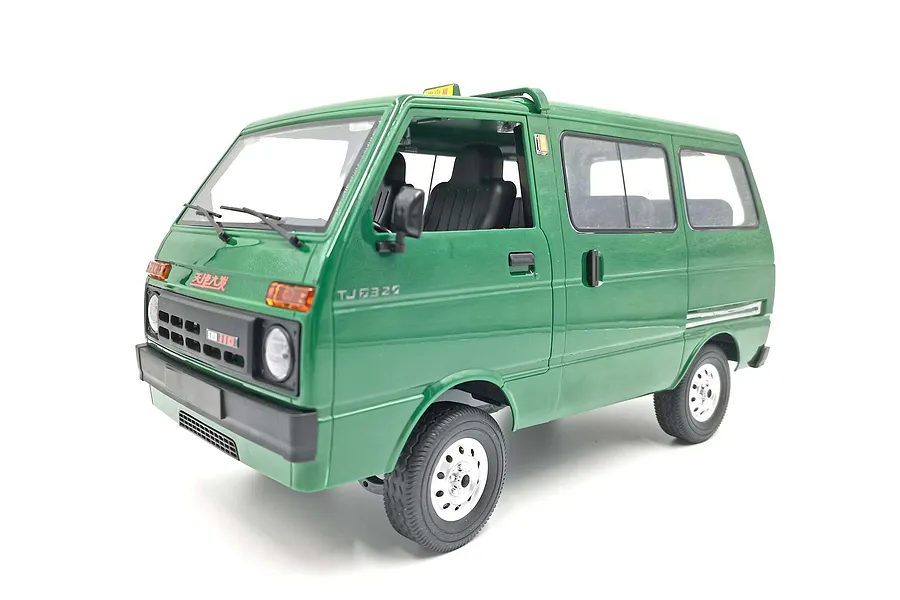 WPL D42 Kei Daihatsu HiJet 80 RC Drift Van Electric RWD 1/10 Scale RTR - Green image 107511