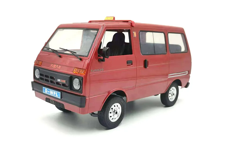 WPL D42 Kei Daihatsu HiJet 80 RC Drift Van Electric RWD 1/10 Scale RTR - Red image 107516
