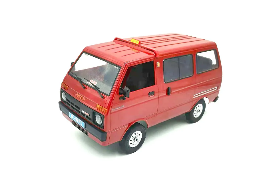 WPL D42 Kei Daihatsu HiJet 80 RC Drift Van Electric RWD 1/10 Scale RTR - Red image 107517