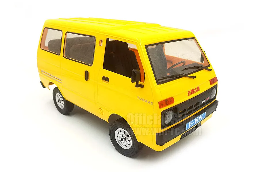 WPL D42 Kei Daihatsu HiJet 80 RC Drift Van Electric RWD 1/10 Scale RTR - Yellow image 107524