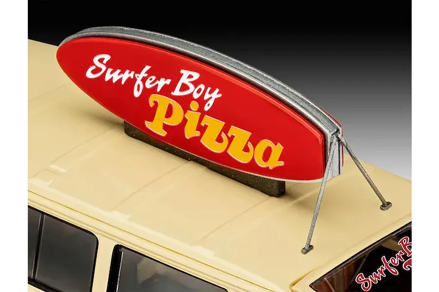 Revell 1/25 Surfer Boy Pizza Volkswagen T3 Van Scaled Plastic Model Kit - Stranger Things image 107551