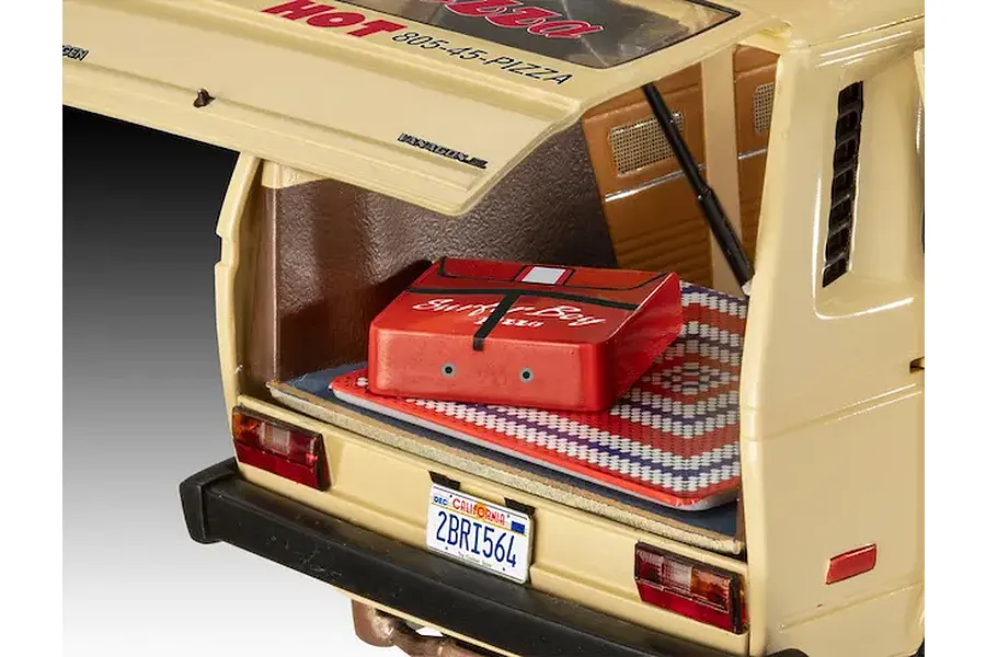 Revell 1/25 Surfer Boy Pizza Volkswagen T3 Van Scaled Plastic Model Kit - Stranger Things image 107552