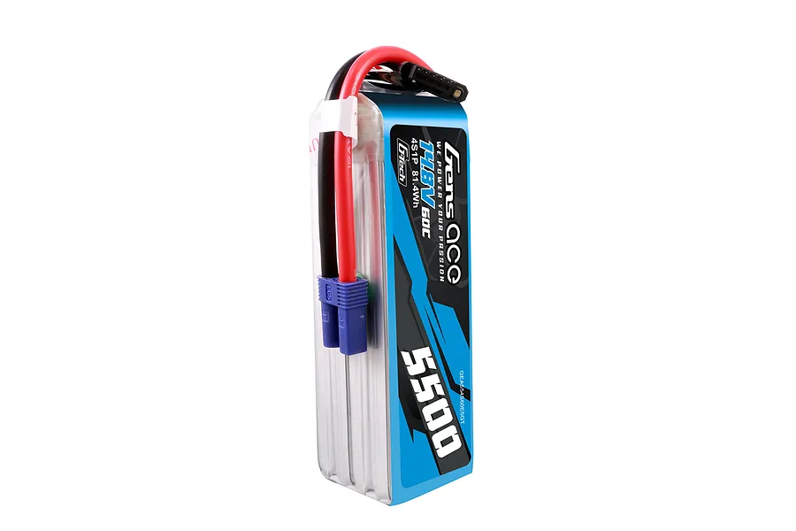 Gens Ace G-Tech 14.8V 5500mAh 60C Soft Case LiPo Battery image 107608