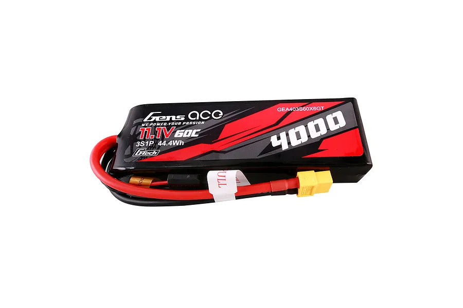 Gens Ace G-Tech 11.1V 4000mAh 60C Soft Case LiPo Battery image 107621
