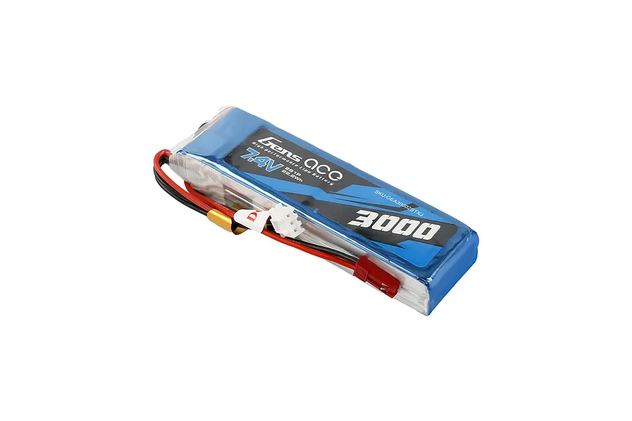 Gens Ace 7.4V 3000mAh TX Soft Case LiPo Battery image 107633