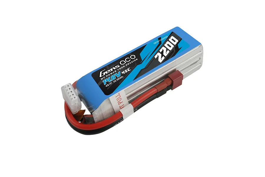 Gens Ace 14.8V 2200mAh 45C Soft Case LiPo Battery image 4