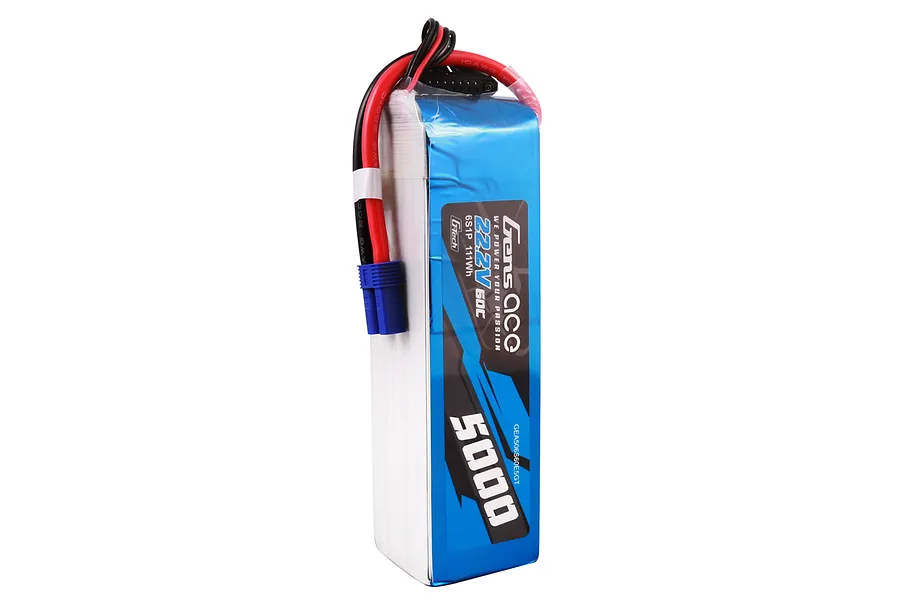 Gens Ace G-Tech 22.2V 5000mAh 60C Soft Case LiPo Battery image 107650