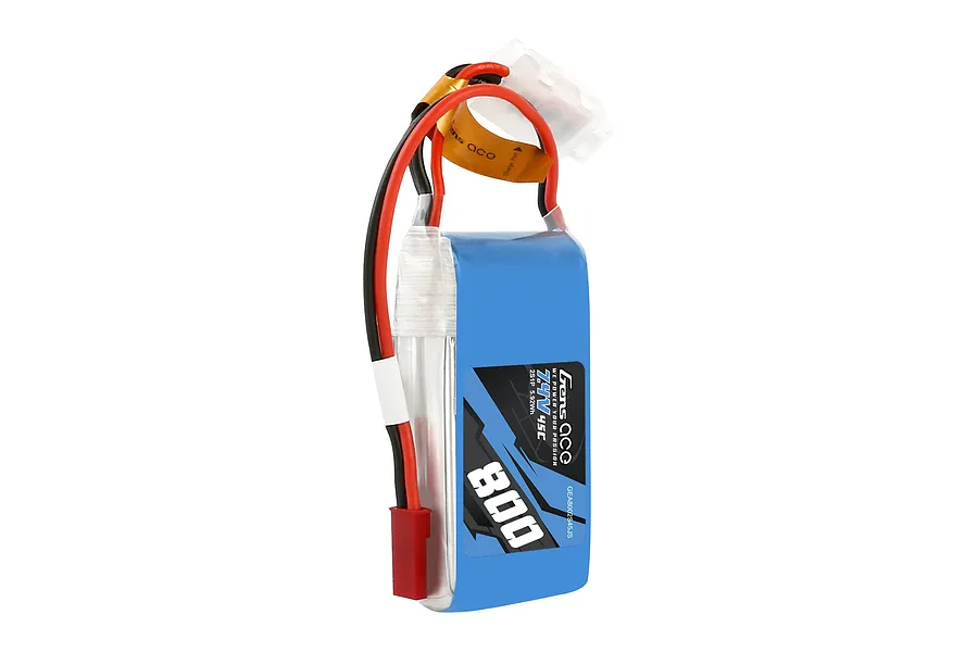 Gens Ace 7.4V 800mAh 45C Soft Case LiPo Battery image 107673