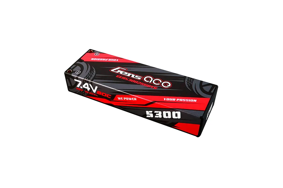 Gens Ace 7.4V 5300mAh 60C Hard Case LiPo Battery image 5