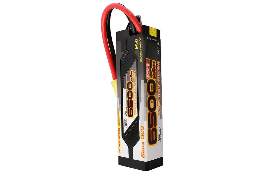 Gens Ace G-Tech Advanced 11.4V 6500mAh 100C HV Hard Case LiPo Battery image 107696