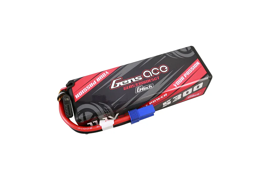 Gens Ace G-Tech Advanced 11.1V 5300mAh 60C Hard Case LiPo Battery image 107724