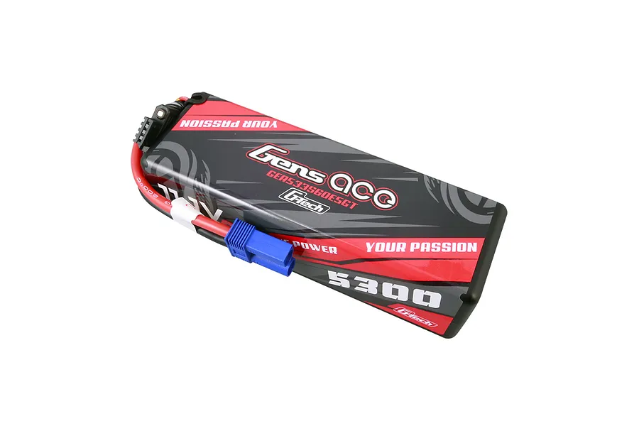 Gens Ace G-Tech Advanced 11.1V 5300mAh 60C Hard Case LiPo Battery image 107726
