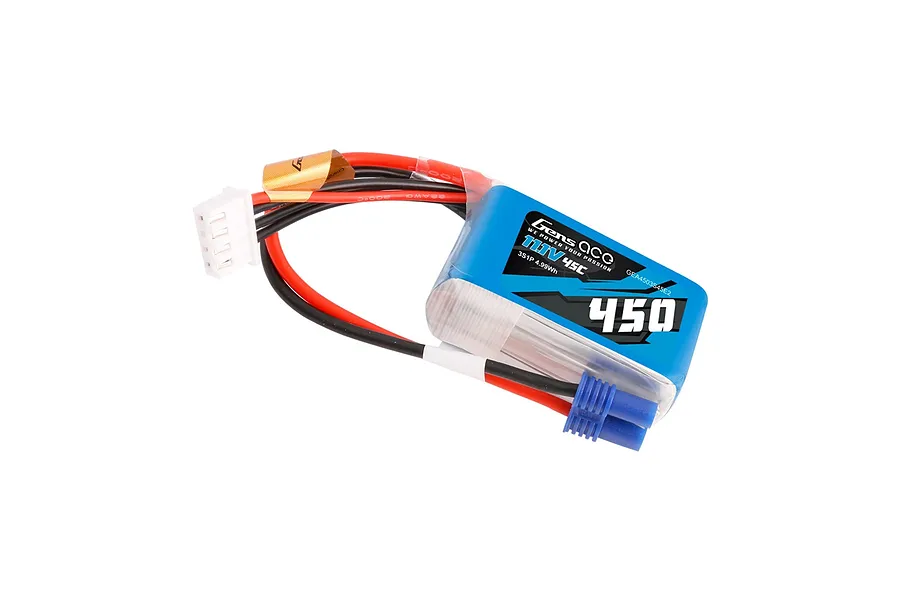 Gens Ace 11.1V 450mAh 45C Soft Case LiPo Battery image 107743