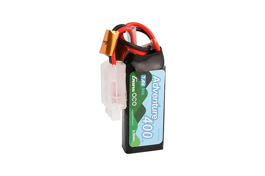 Gens Ace Adventure 7.4V 400mAh 35C Soft Case LiPo Battery image 107759