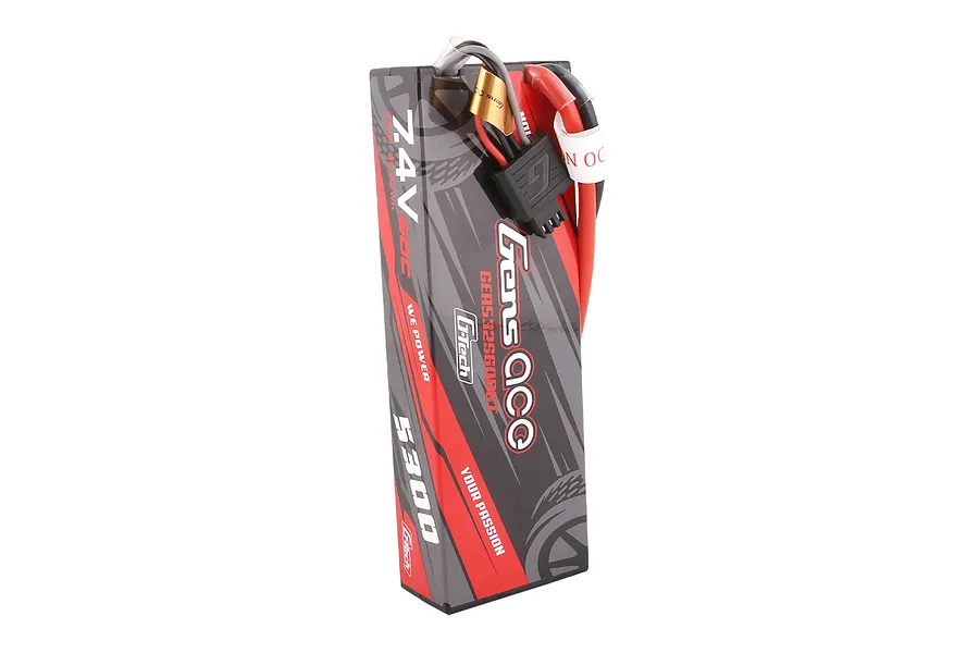 Gens Ace G-Tech 7.4V 5300mAh 60C Hard Case LiPo Battery image 107817