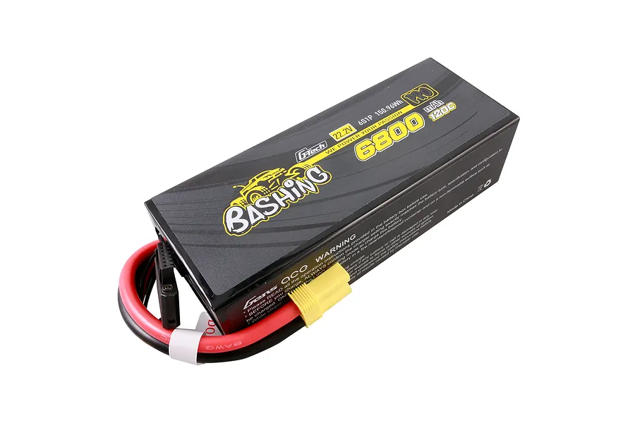 Gens Ace G-Tech Bashing 22.2V 6800mAh 120C Hard Case LiPo Battery image 107832