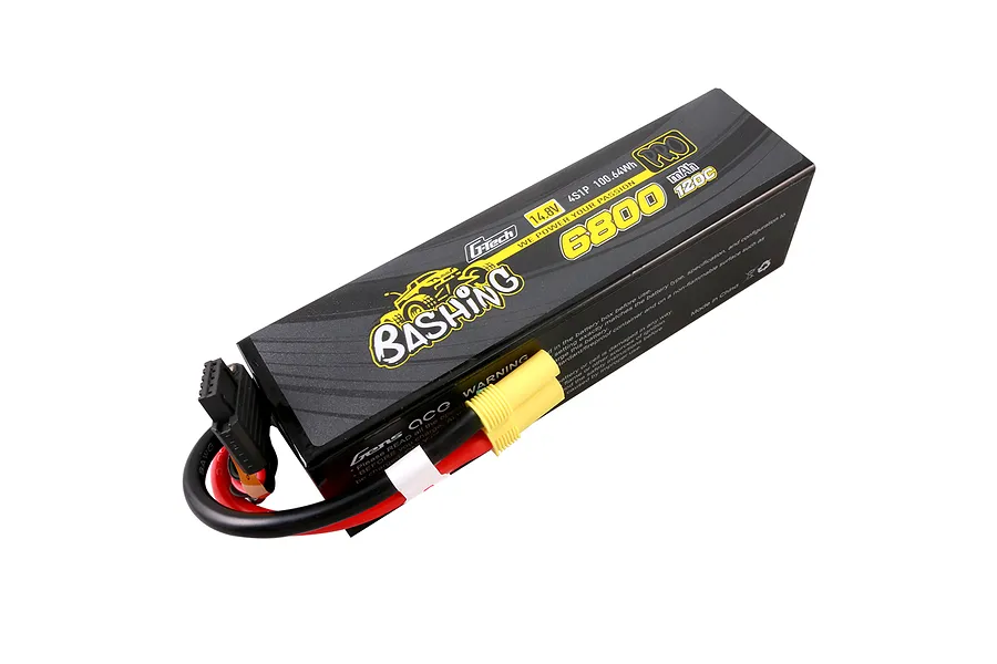 Gens Ace G-Tech Bashing 14.8V 6800mAh 120C Hard Case LiPo Battery image 107837