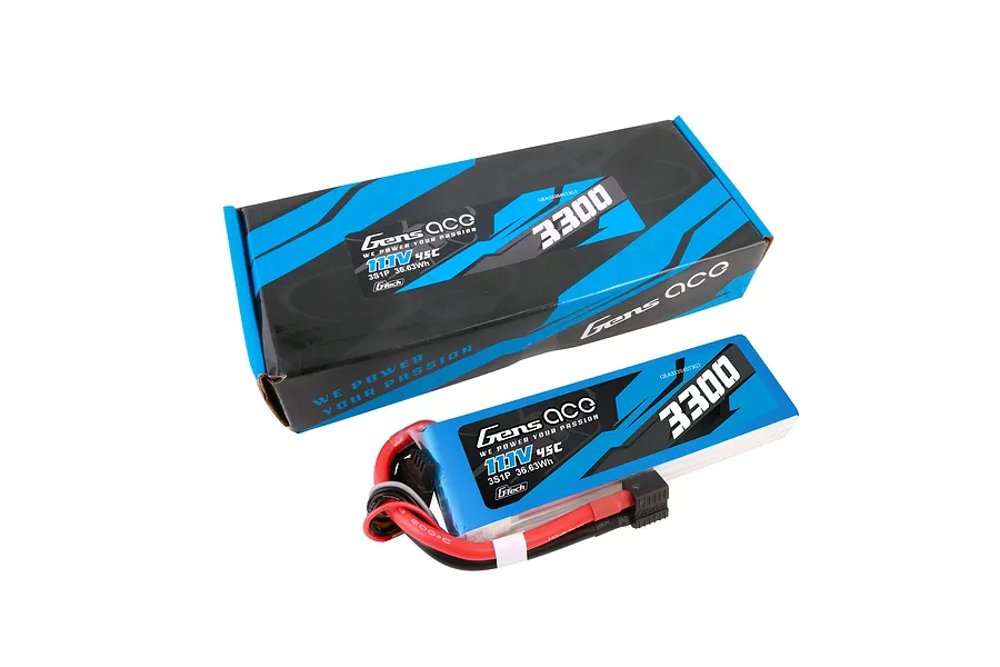 Gens Ace 11.1V 1300mAh 45C Soft Case LiPo Battery image 5