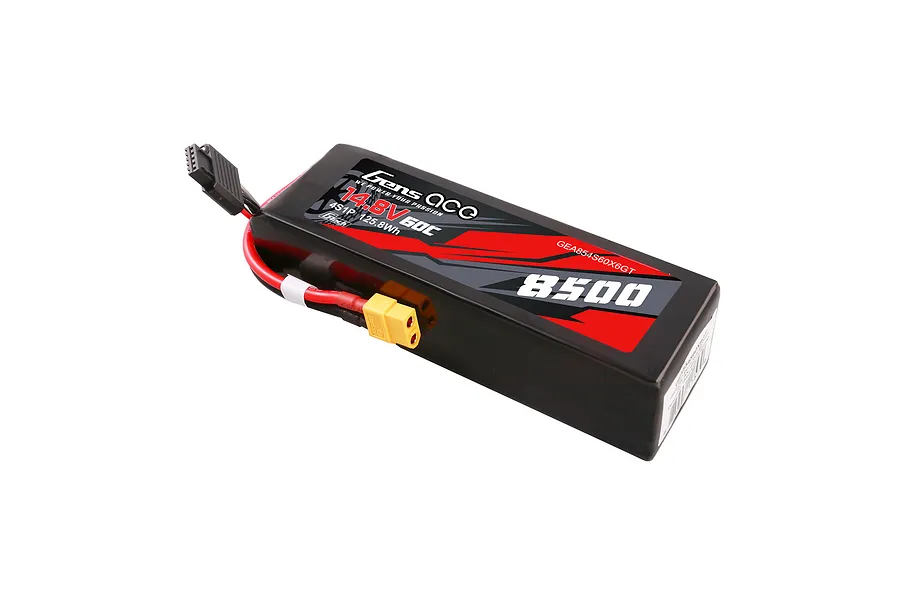 Gens Ace G-Tech 14.8V 8500mAh 60C Soft Case LiPo Battery image 107951