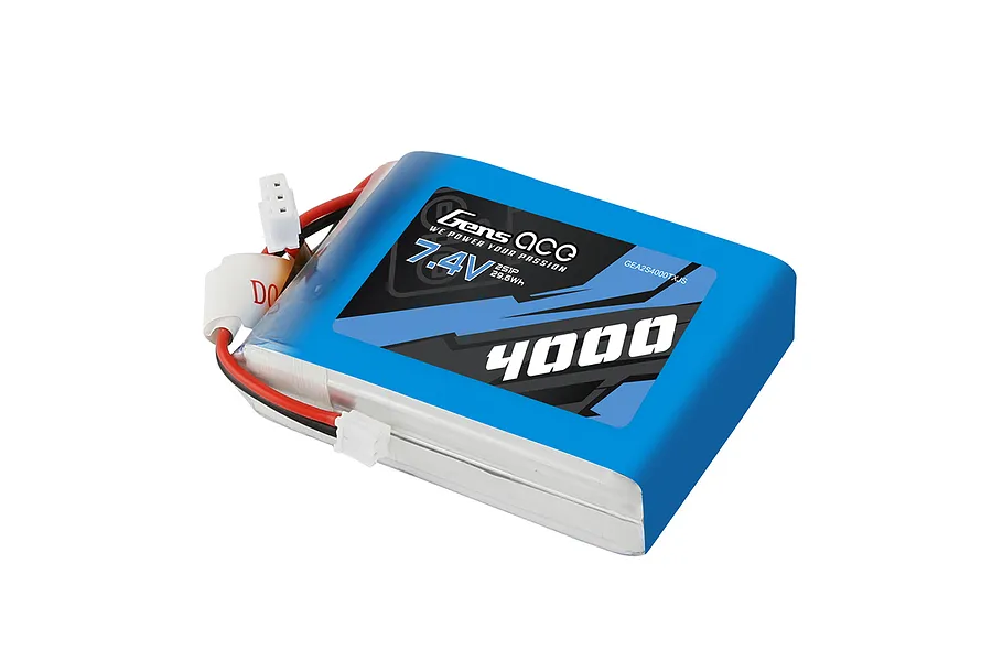 Gens Ace 7.4V 4000mAh TX Soft Case LiPo Battery image 107979