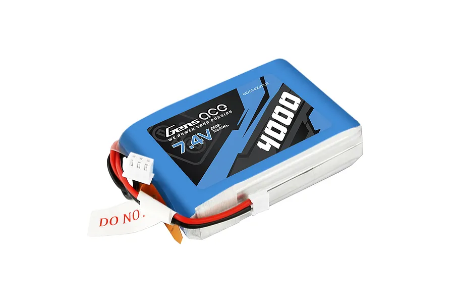 Gens Ace 7.4V 4000mAh TX Soft Case LiPo Battery image 107983