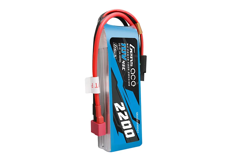 Gens Ace G-Tech 11.1V 2200mAh 45C Soft Case LiPo Battery image 108016