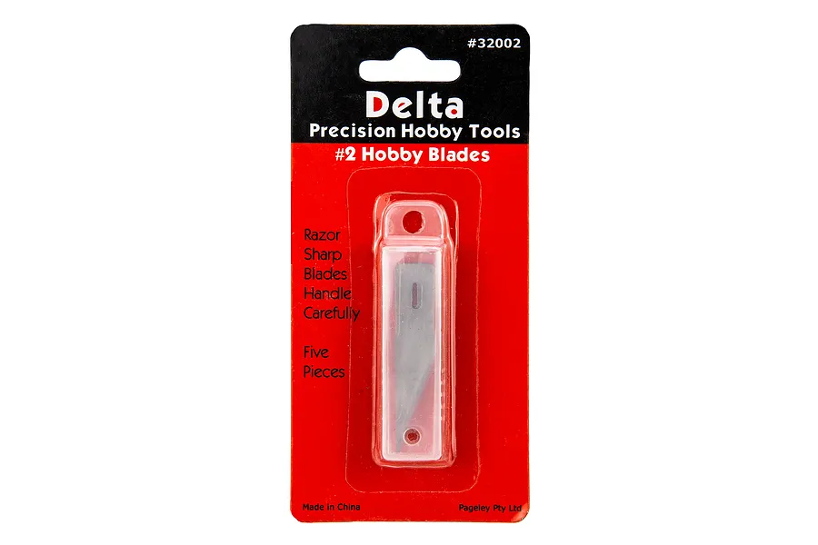 Delta #2 Hobby Knife Blades 5Pcs image 108125