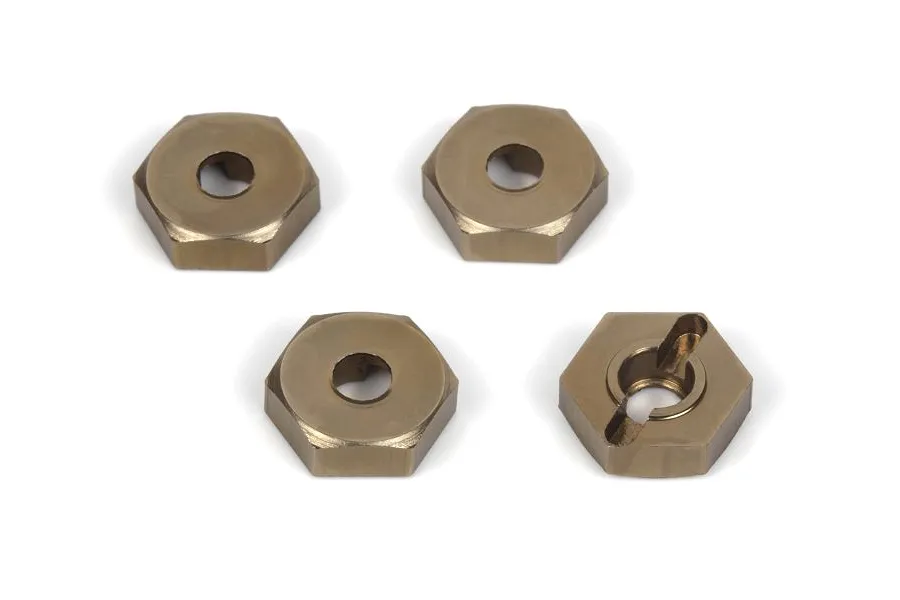 Maverick Aluminium 12mm Wheel Hexes 4Pcs - Gold image 108128