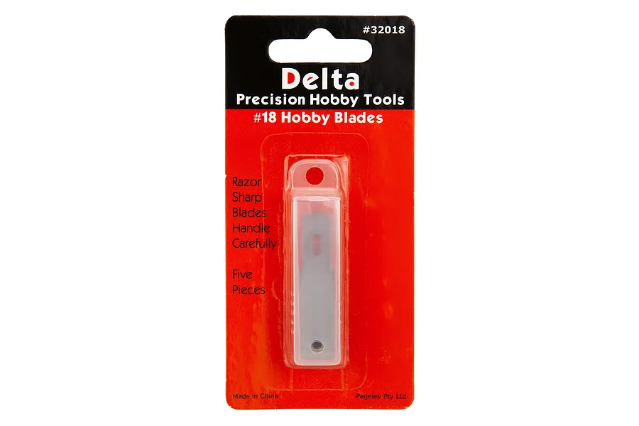 Delta #18 Heavy Duty Chiselling Blades 5Pcs image 108130