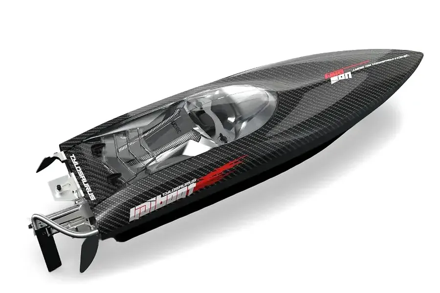 UDI Tylosaurus 25&amp;quot; RC Speed Boat Brushless Deep V RTR - Black with Lights image 108181