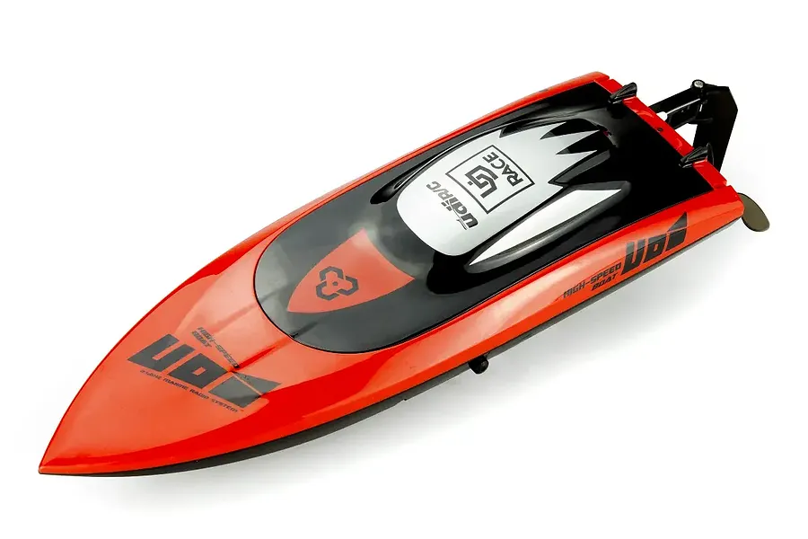 UDI Rapid 16&amp;quot; High Speed RC Deep-V Speed Boat Electric Brushless RTR - Red image 108186