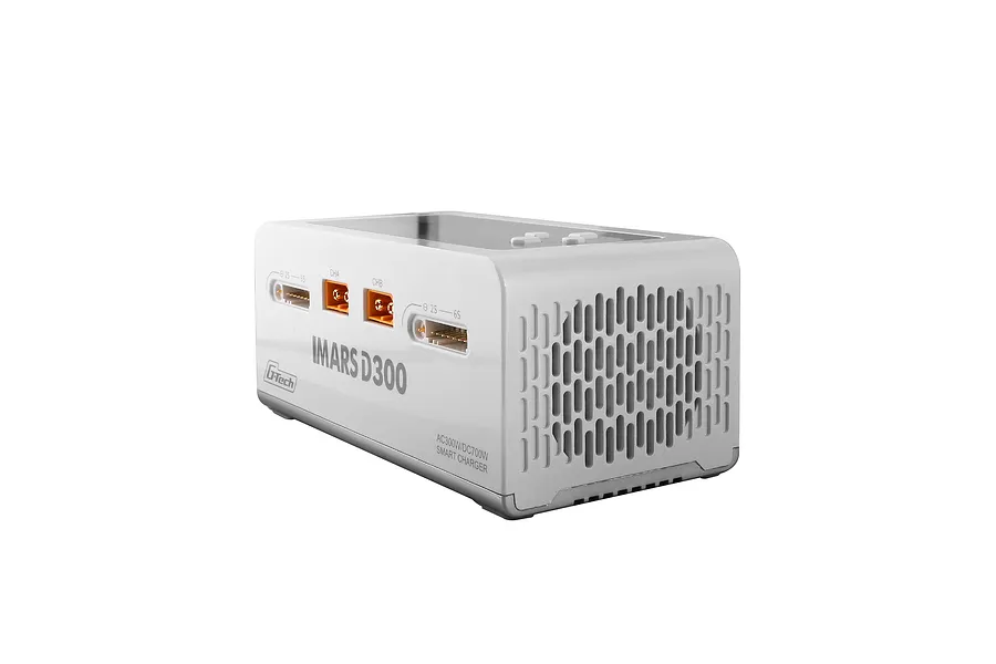 Gens Ace iMars D300 300W Dual Port Smart Charger - White image 108196