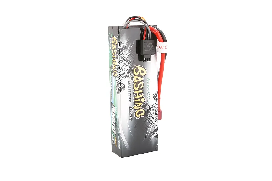 Gens Ace Bashing 7.4V 5200mAh 35C 2S Hard Case LiPo Battery image 108224
