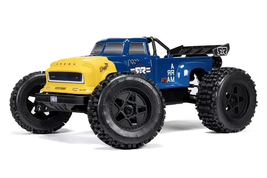 ARRMA Notorious 6S V6 BLX RC Stunt Truck Electric Brushless 4WD 1/8 Scale RTR - Blue image 108275