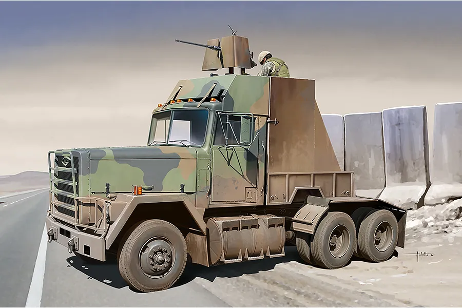 Trumpeter 1/35 M915 Gun Truck Scaled Plastic Model Kit image 108519