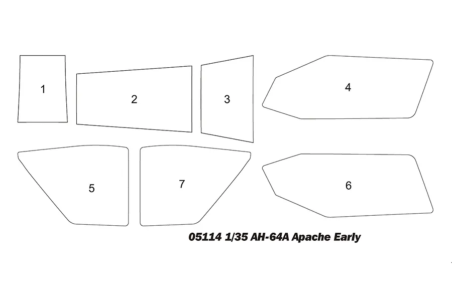 Trumpeter 1/35 Apache AH-64A (Late) Helicopter Scaled Plastic Model Kit image 108538