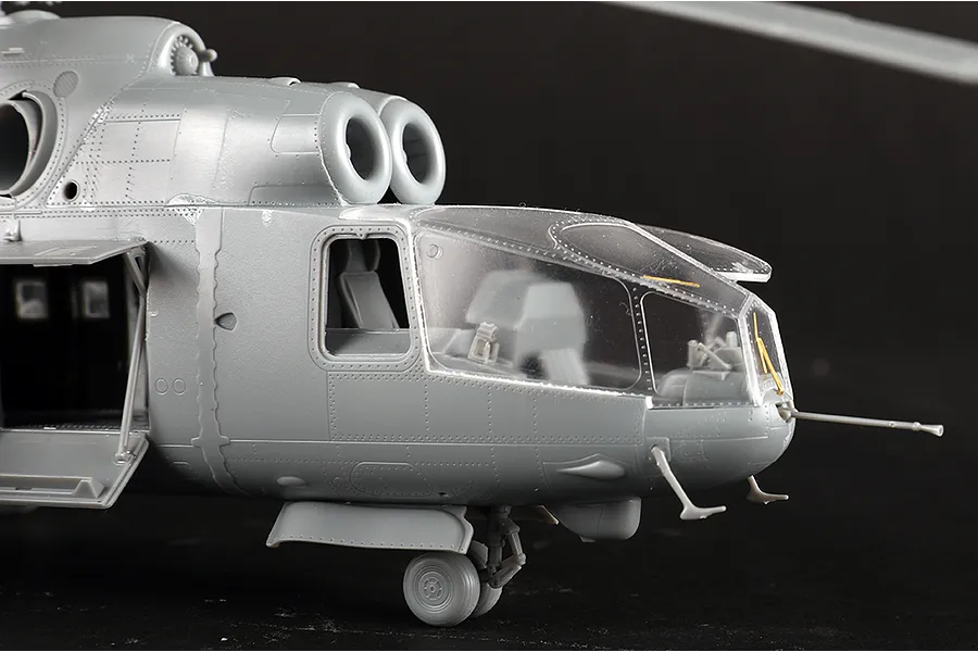 Trumpeter 1/48 Mi-24A Hind-B Gunship Helicopter Scaled Plastic Model Kit image 108564