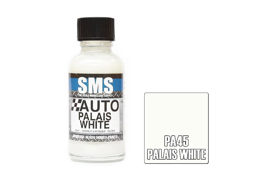 Scale Modellers Supply Auto Colour Palais White Paint 30ml image 108670