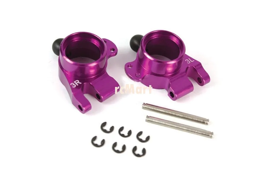 Yeah Racing Aluminium 3 Degree Rear Hubs 2Pcs - Purple image 108704