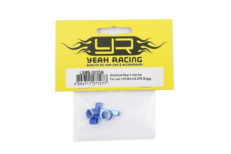 Yeah Racing Aluminium Rear Hubs 2Pcs - Dark Blue image 4