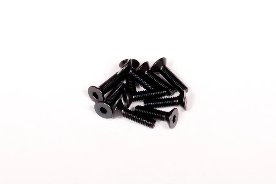 Axial 3x12mm Fine Thread Countersunk Head Screws 10Pcs image 10877