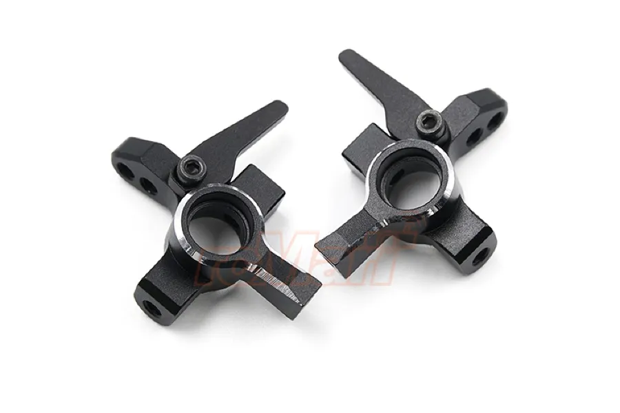 Yeah Racing Aluminium Steering Hubs 2Pcs - Black image 108826