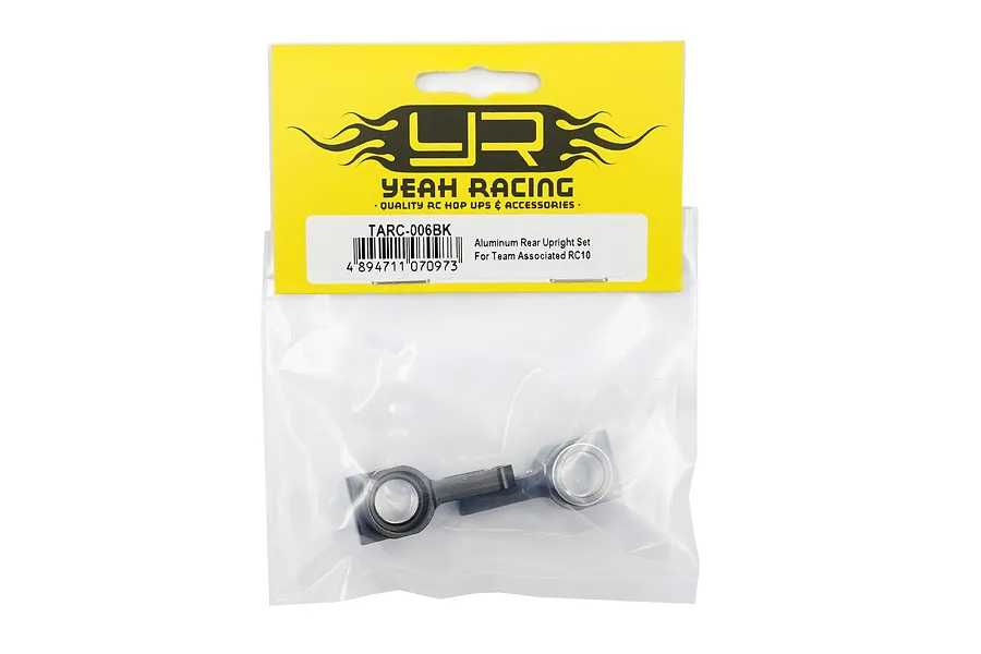 Yeah Racing Aluminium Rear Hubs 2Pcs - Black image 3