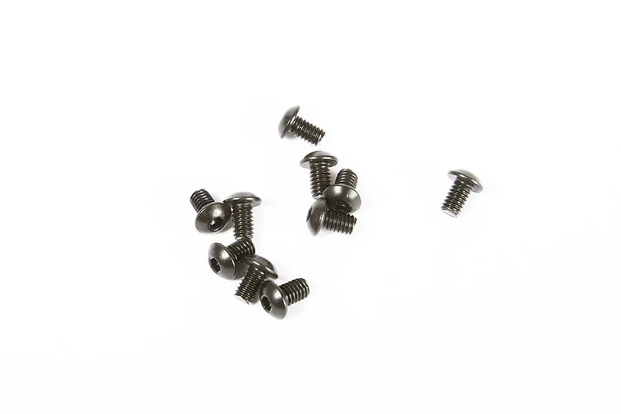 Axial 2.6x4mm Fine Thread Button Head Screws 10Pcs image 10885