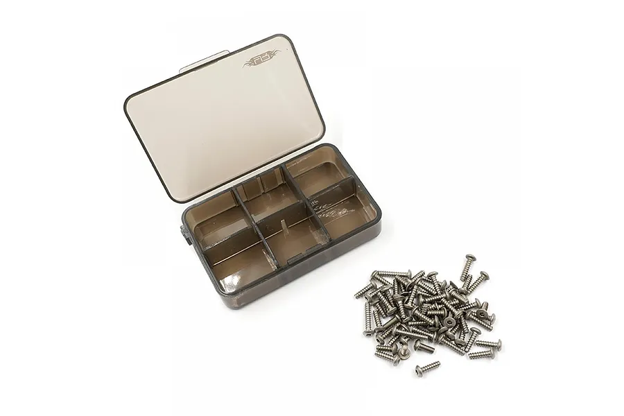 Yeah Racing Titanium Complete Screw Set with Mini Box image 108861